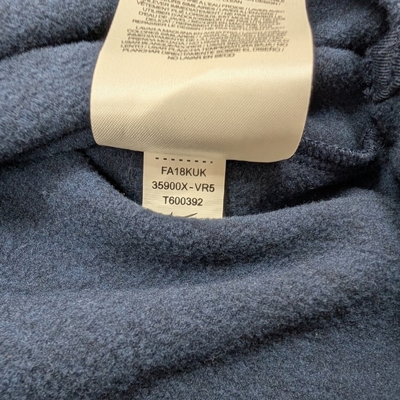 Nike Jacket Mens XL Blue Navy Virginia Cavaliers Coaches ¼ Zip Pullover Collar - Picture 7 of 9